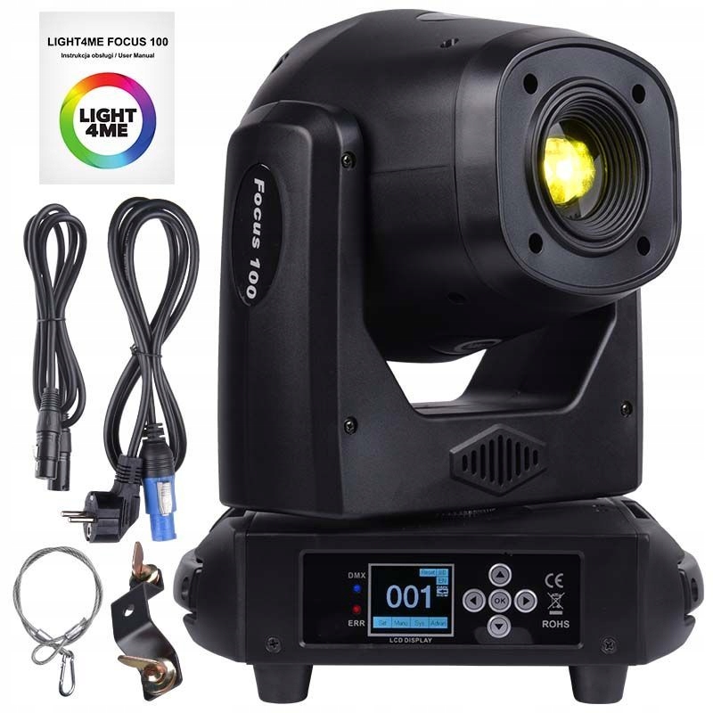 Light4Me Focus 100 Spot Pryzma głowica ruchoma LED