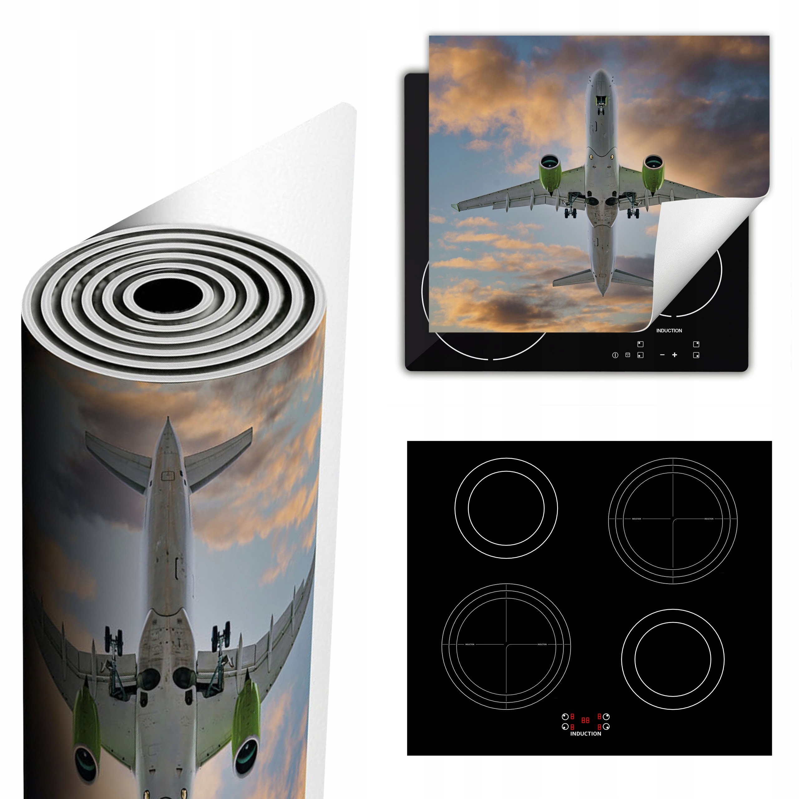 Ochranná Podložka Na Sporák Má Více Místa 60x52 letadlo