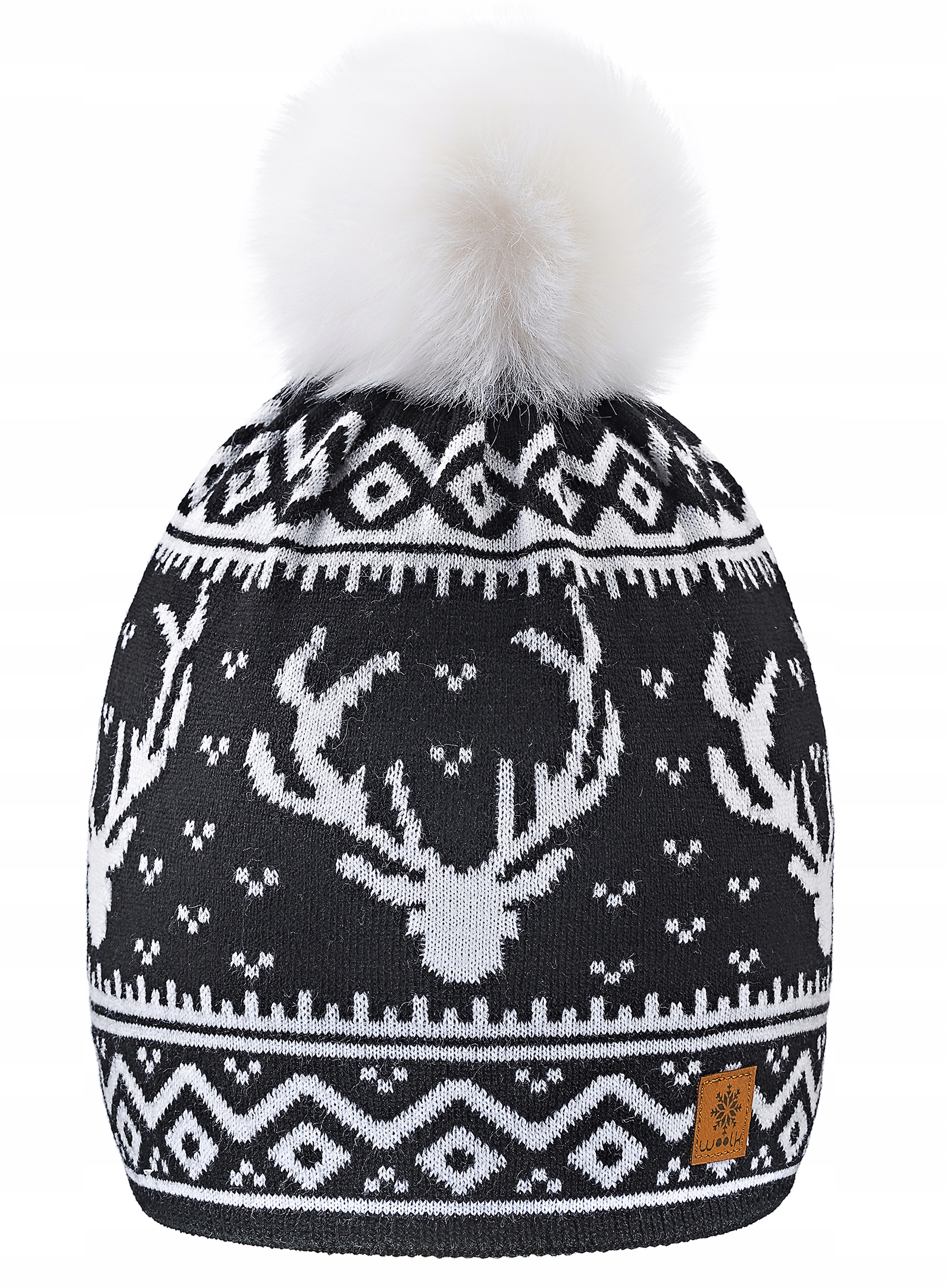 

Zimowa Czapka Ciepła pompon i polar Woolk Santa