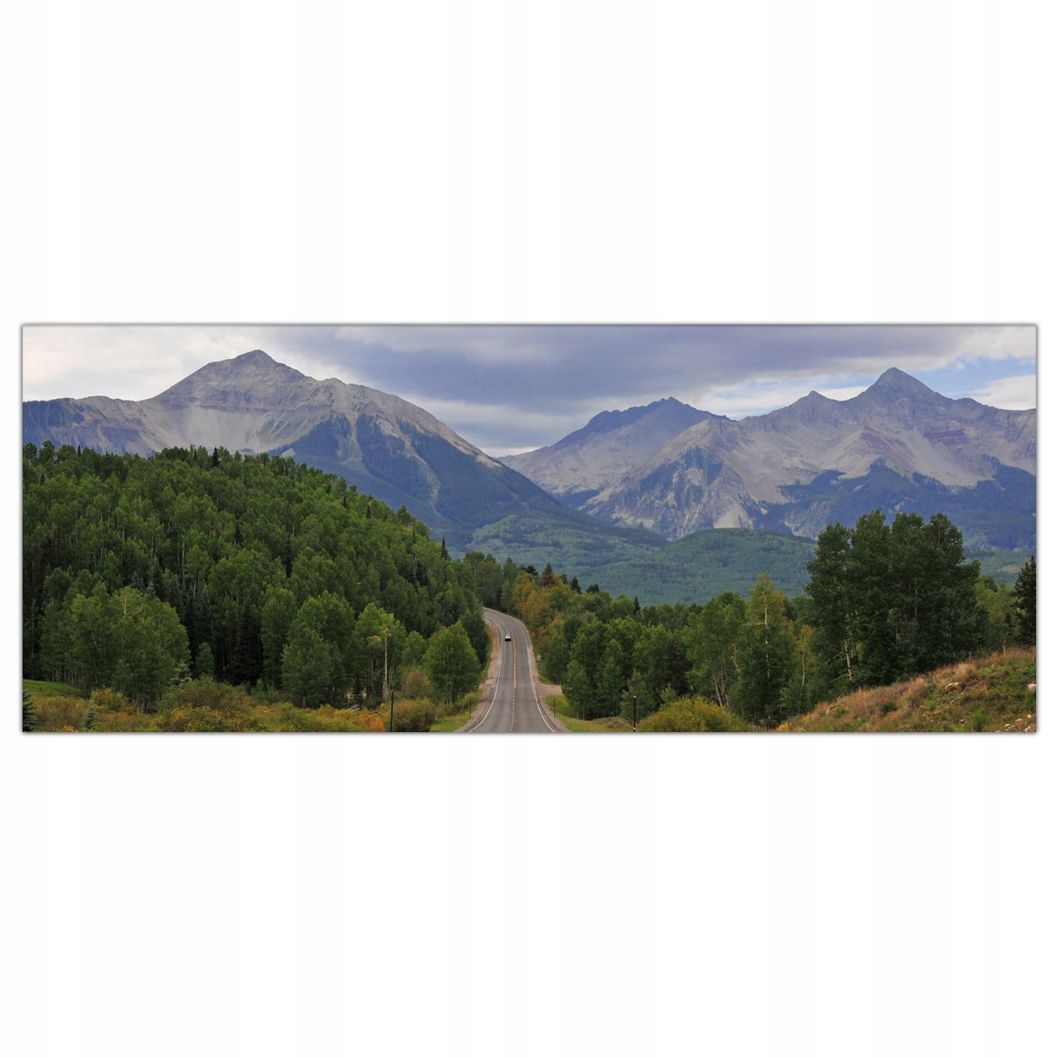 

Obraz na szkle Foto Droga Góry Skały Usa 125x50