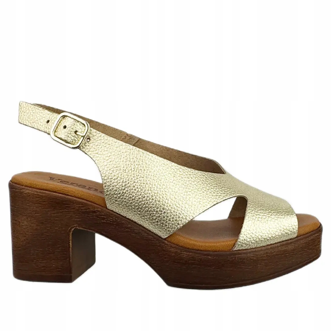 Dámské sandály Verano 5628 tiburon 37, zlaté