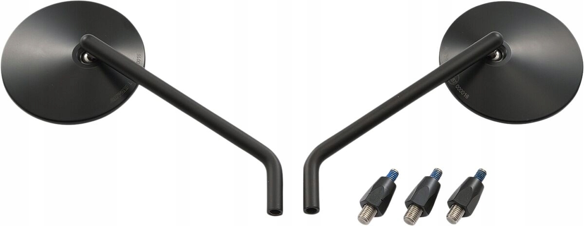 Univerzálne Motocyklové Zrkadlá Daytona Čierne