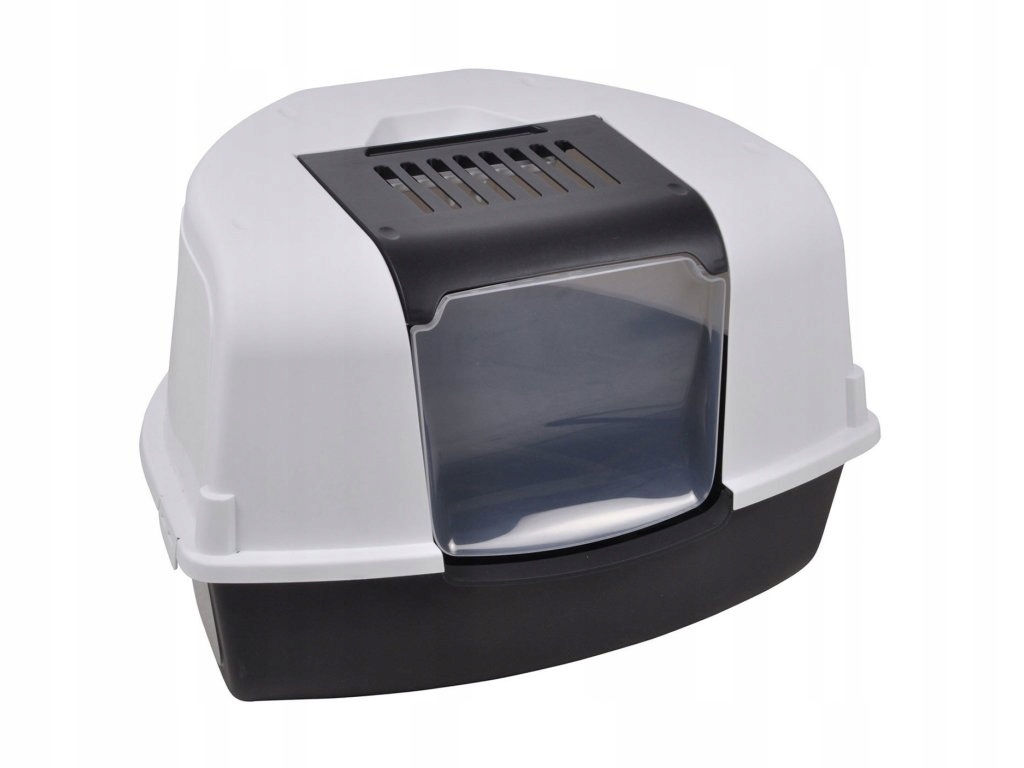 Levně Toaleta pro kočky, 58 x 47 x 38 cm, antracitová