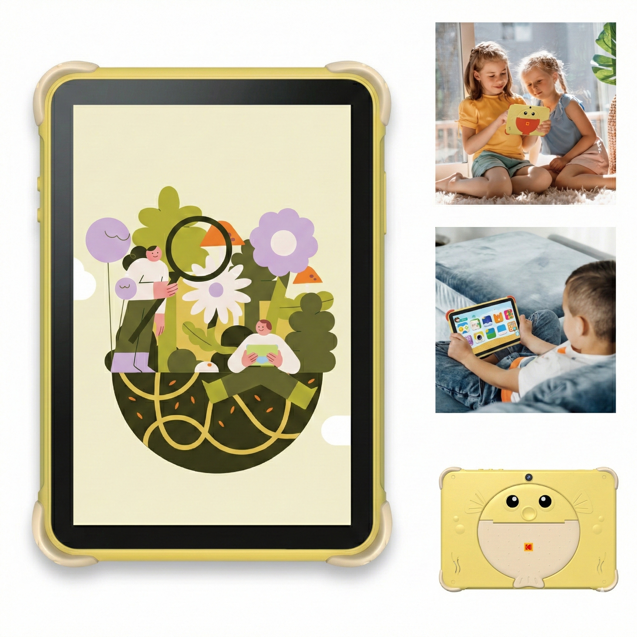 Tablet pre deti Kodak KT102 10.1" Android 15 4/64GB 6000 mAh 2x Fotoaparát