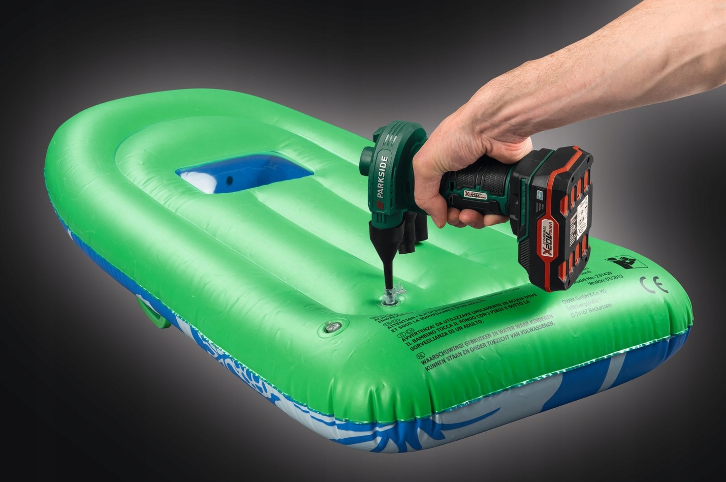 Компресор 20В PAK 20-Li B2 і насос PALP 20-Li B2 Марка Parkside