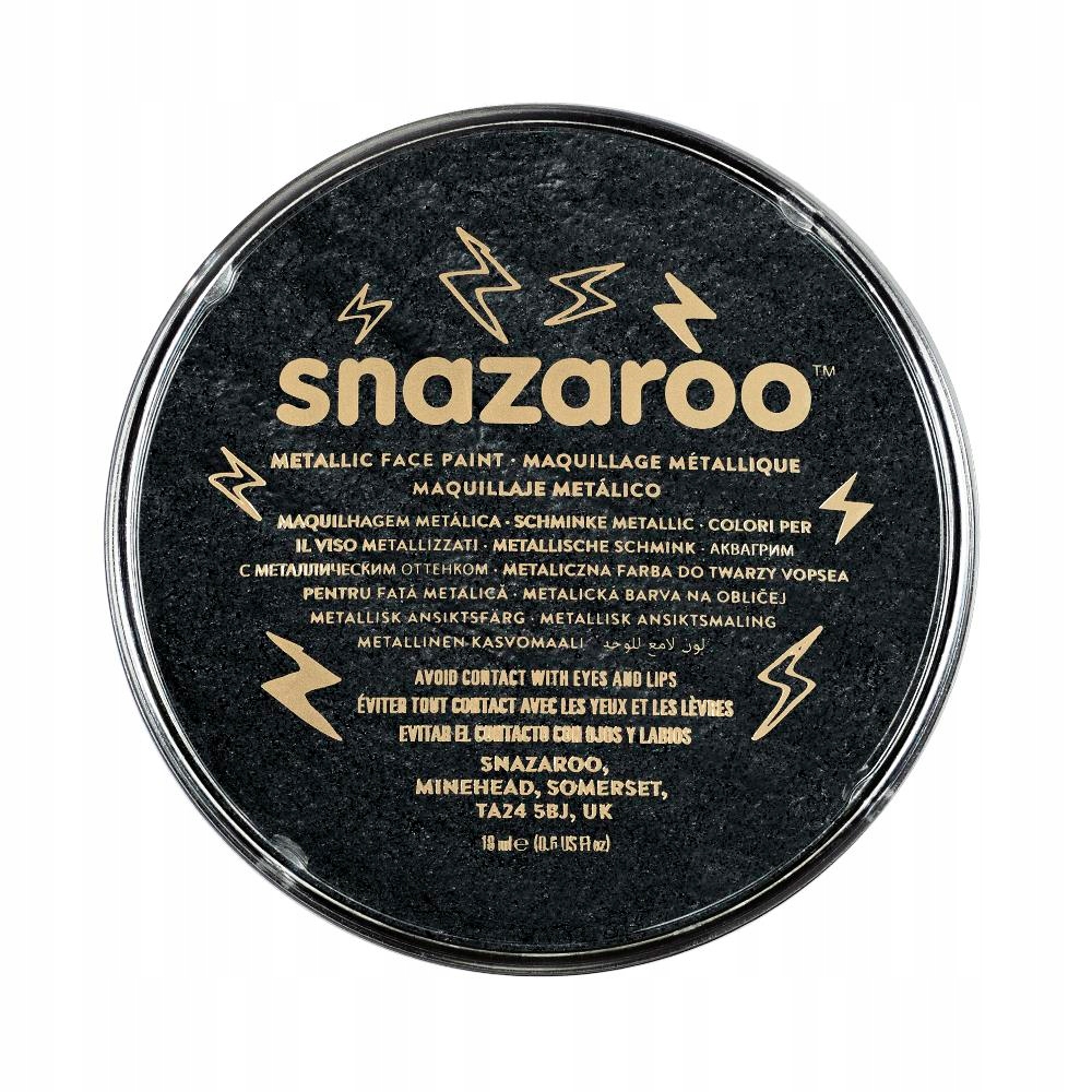 

Farba Do Twarzy Metaliczna Czarna 18ML Snazaroo