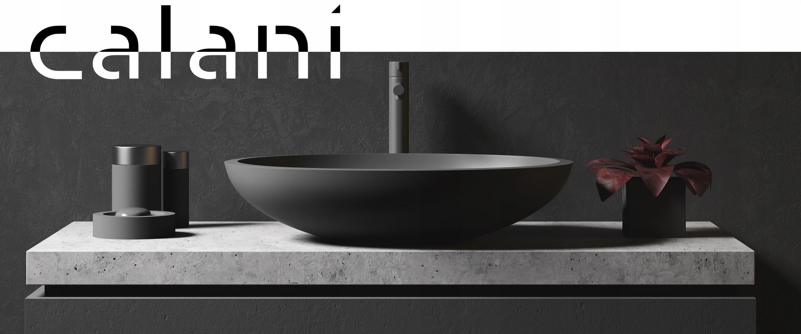 BATERIA UMYWALKOWA PODTYNKOWA ZŁOTA POŁYSK ŚCIENNA WYLEWKA CALANI NEXOS Linia Nexos