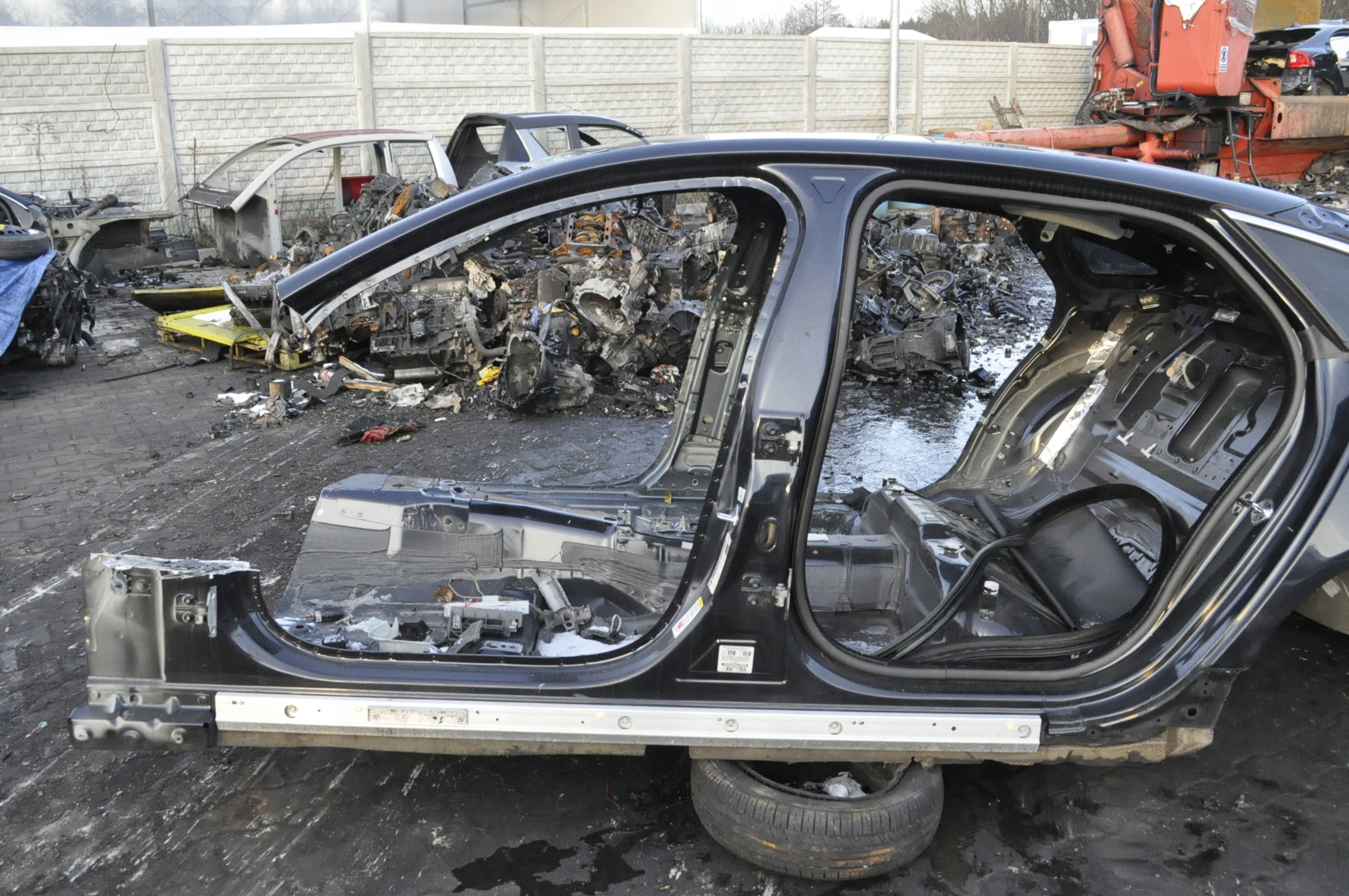 JAGUAR XJ X351 LONG СТІЙКА ПОРІГ ЛІВИЙ ЦІЛЕ ДОВГО