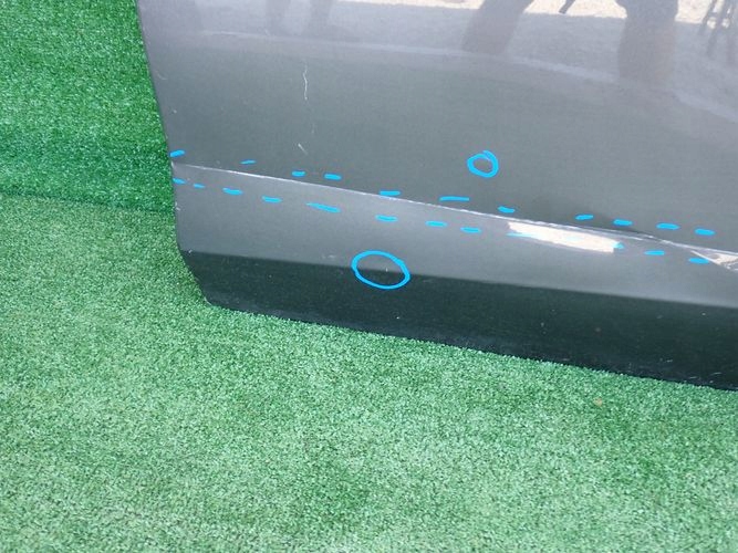 TOYOTA COROLLA E16 13- door left rear. rear part