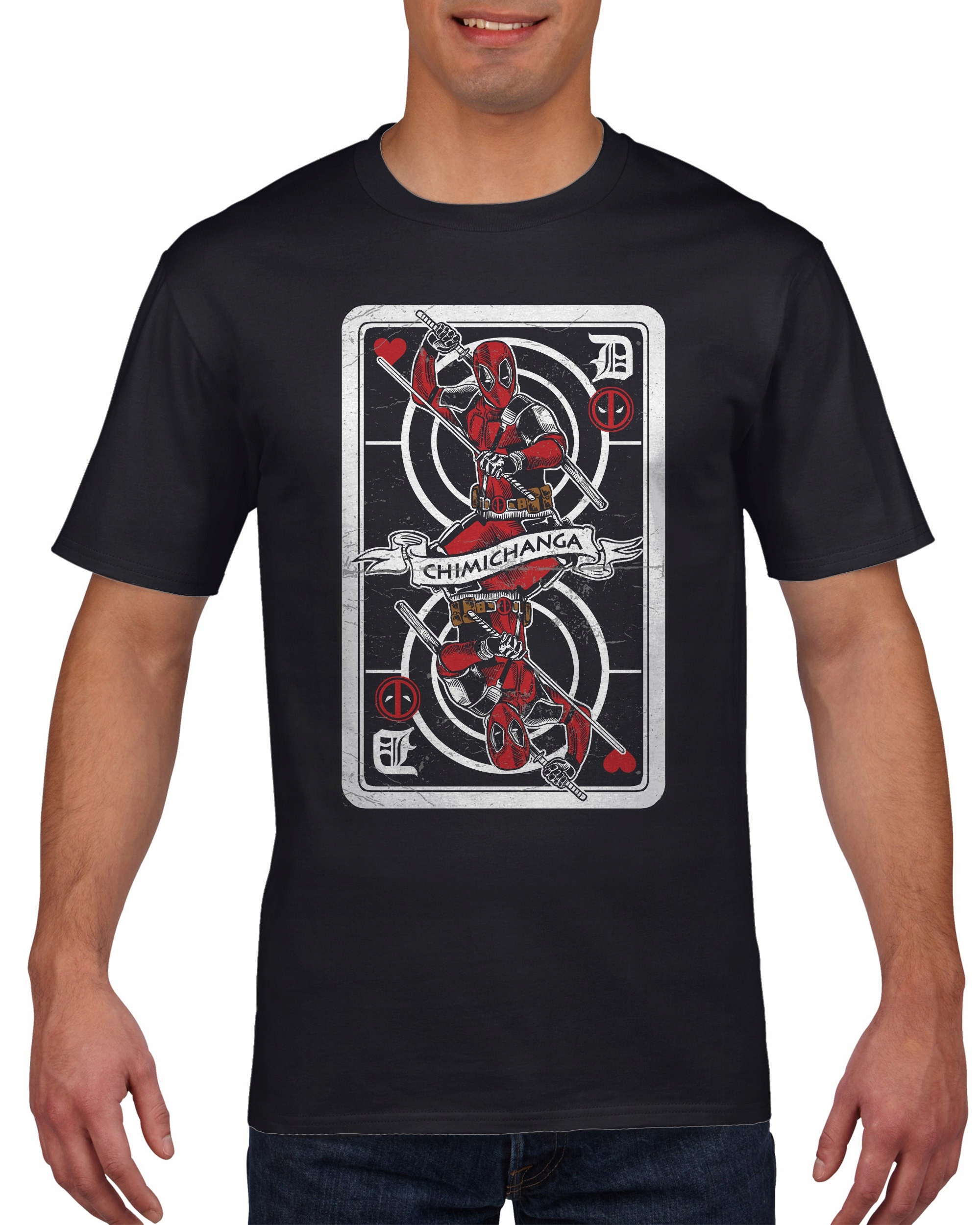 

Koszulka męska Karta Do Gry Deadpool c XL