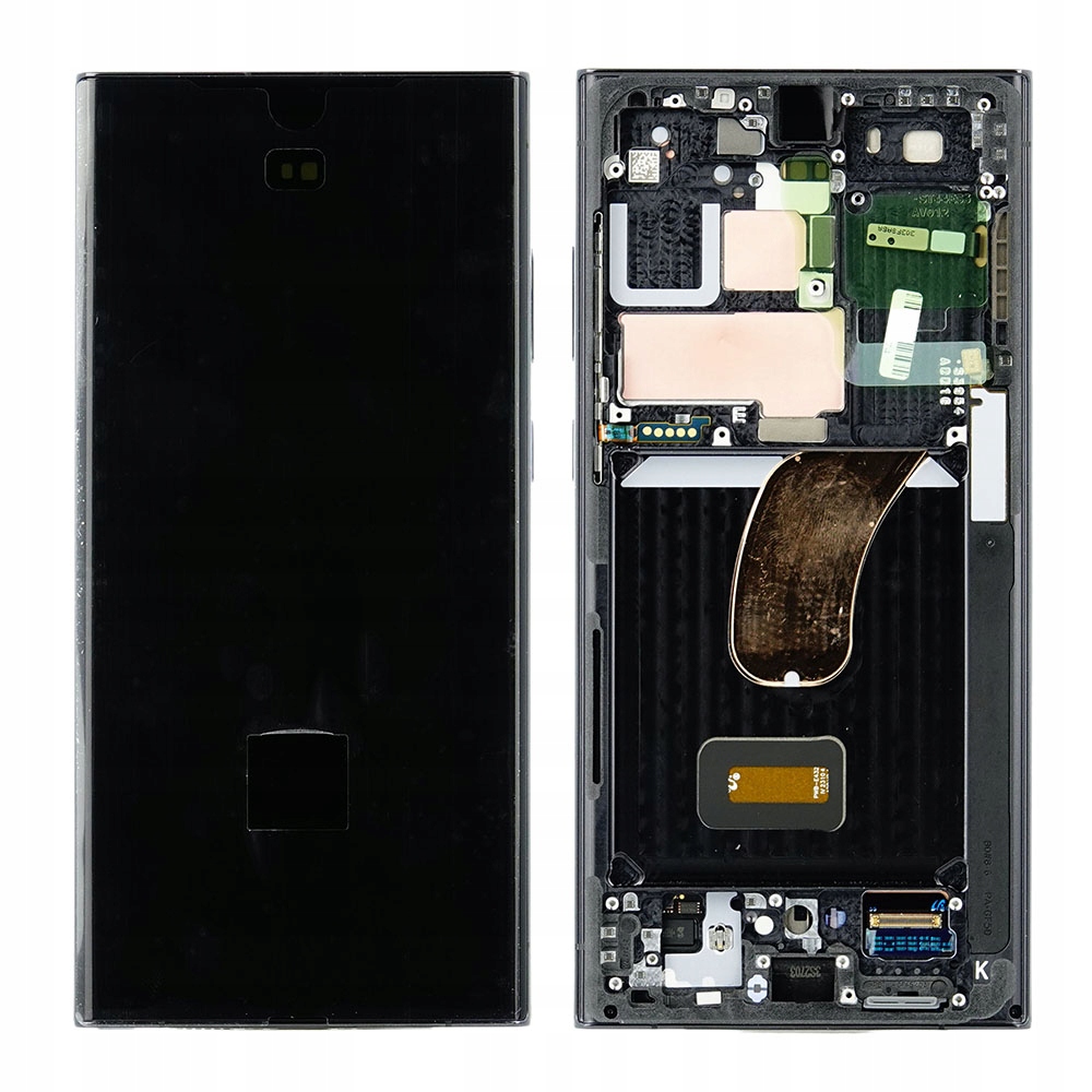 Nowy Ekran LCD Samsung S23 Ultra SM-S918B Z Ramką Czarny