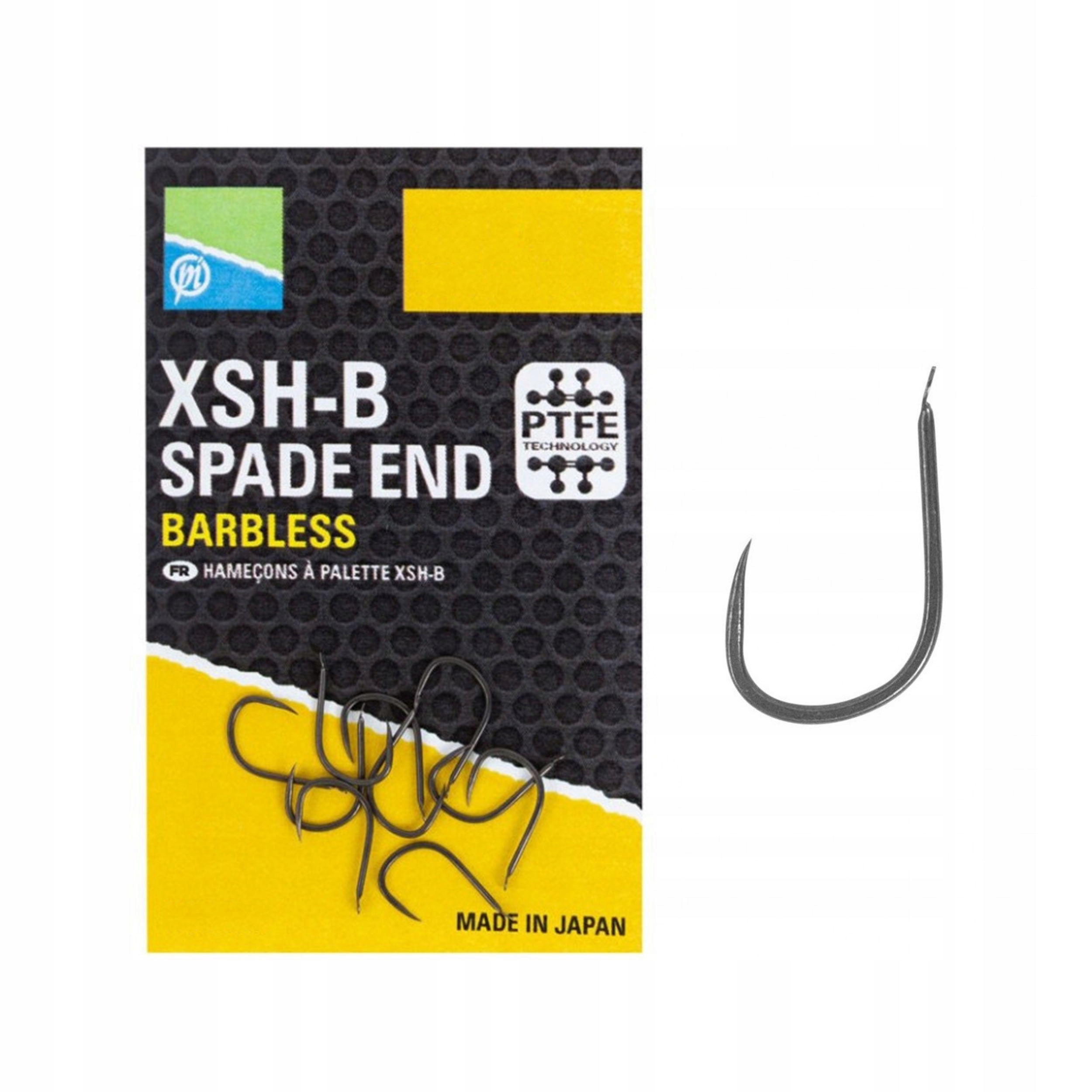 Haki Preston Xsh-b Spade End #16 op.10szt. na duże ryby do pelletu mielonki