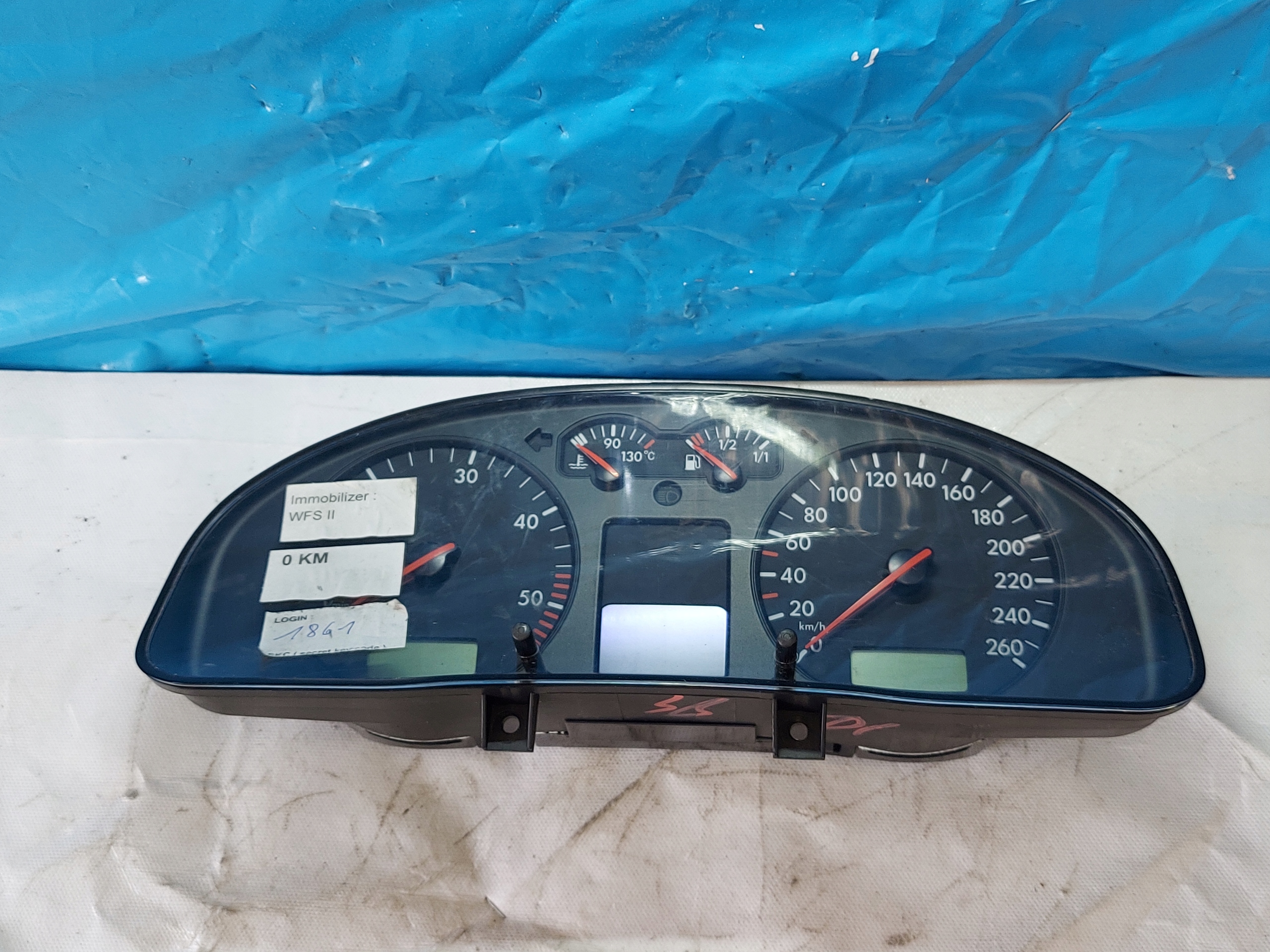 dials clock PASSAT B5 1.9 TDI 3B0920822A