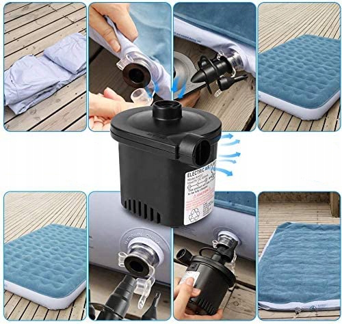 ELEKTRYCZNA POMPKA MATERAC PIŁKI 12V/230V+KOŃCÓWKI Rodzaj elektryczne