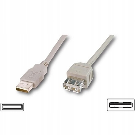 Logilink Przedłużacz Usb Żeńskie 4-pinowe Usb typu A Męskie 4-pin