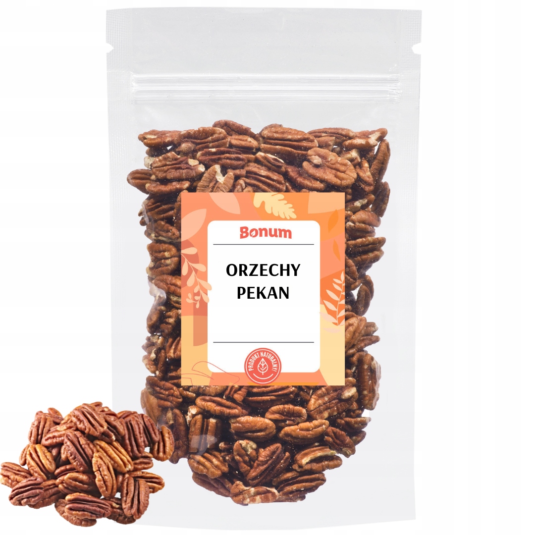 Orzechy Pekan naturalne Premium Zdrowe bakalie ciasto Przekąska 1kg Bonum