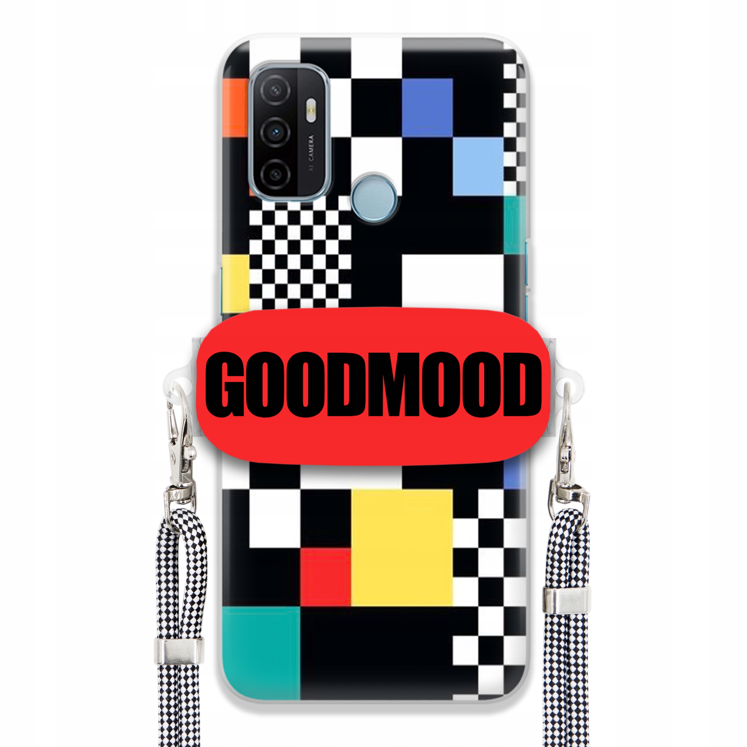 Puzdro Pre Oppo A53 Case Držiak Na Vodítko Na Telefón Pixelart Goodmood MIX Wz