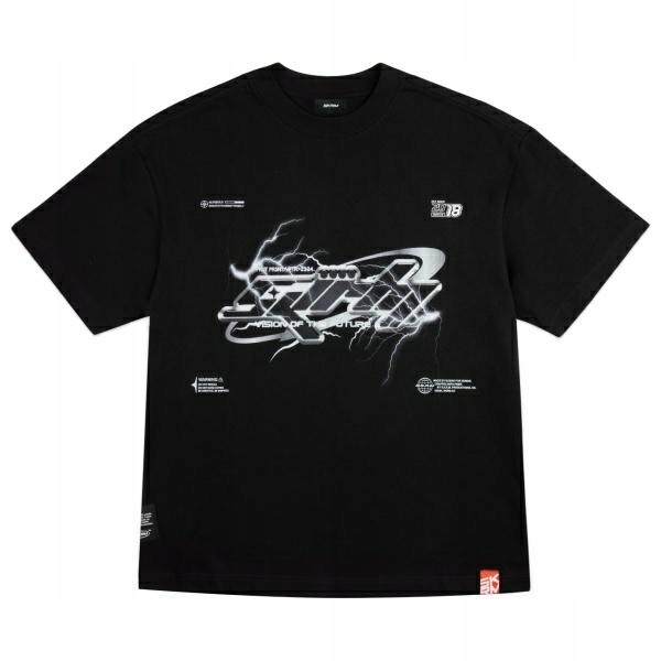 Skinarma T-Shirt Bolt XL černá/černá