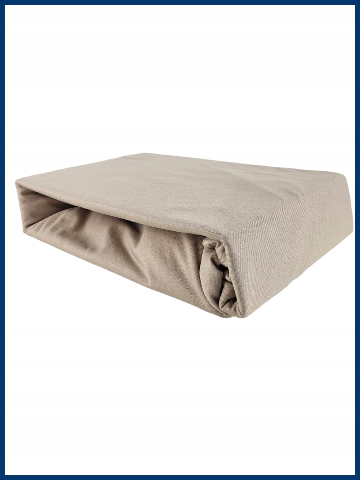 Prostěradlo S Gumičkou Cappuccino 100x210 Jersey Premium Tlusté Bavlna 100%