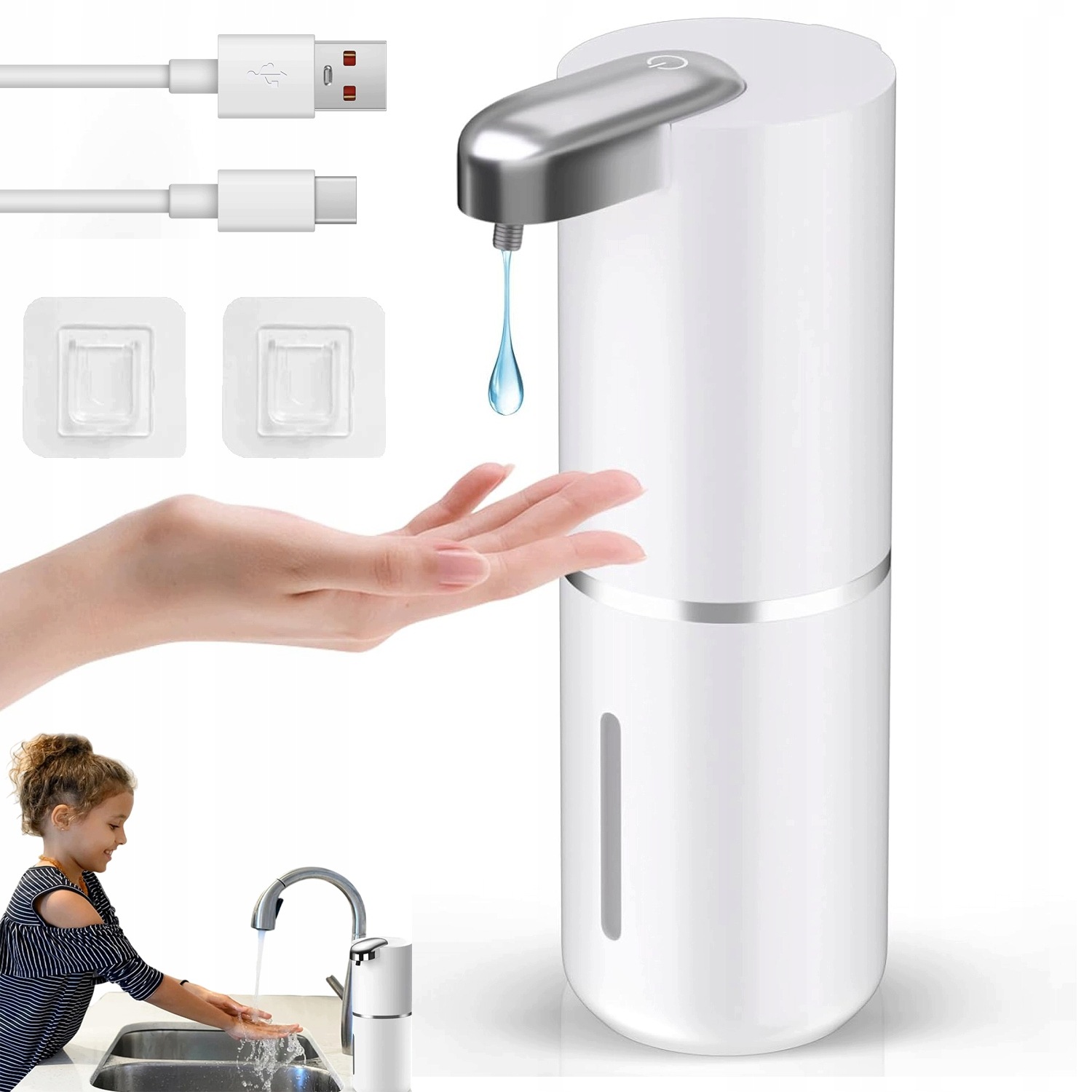 Bezdotykový Automatický Dávkovač Na Mýdlo 380 ML V Pěně Dispenser