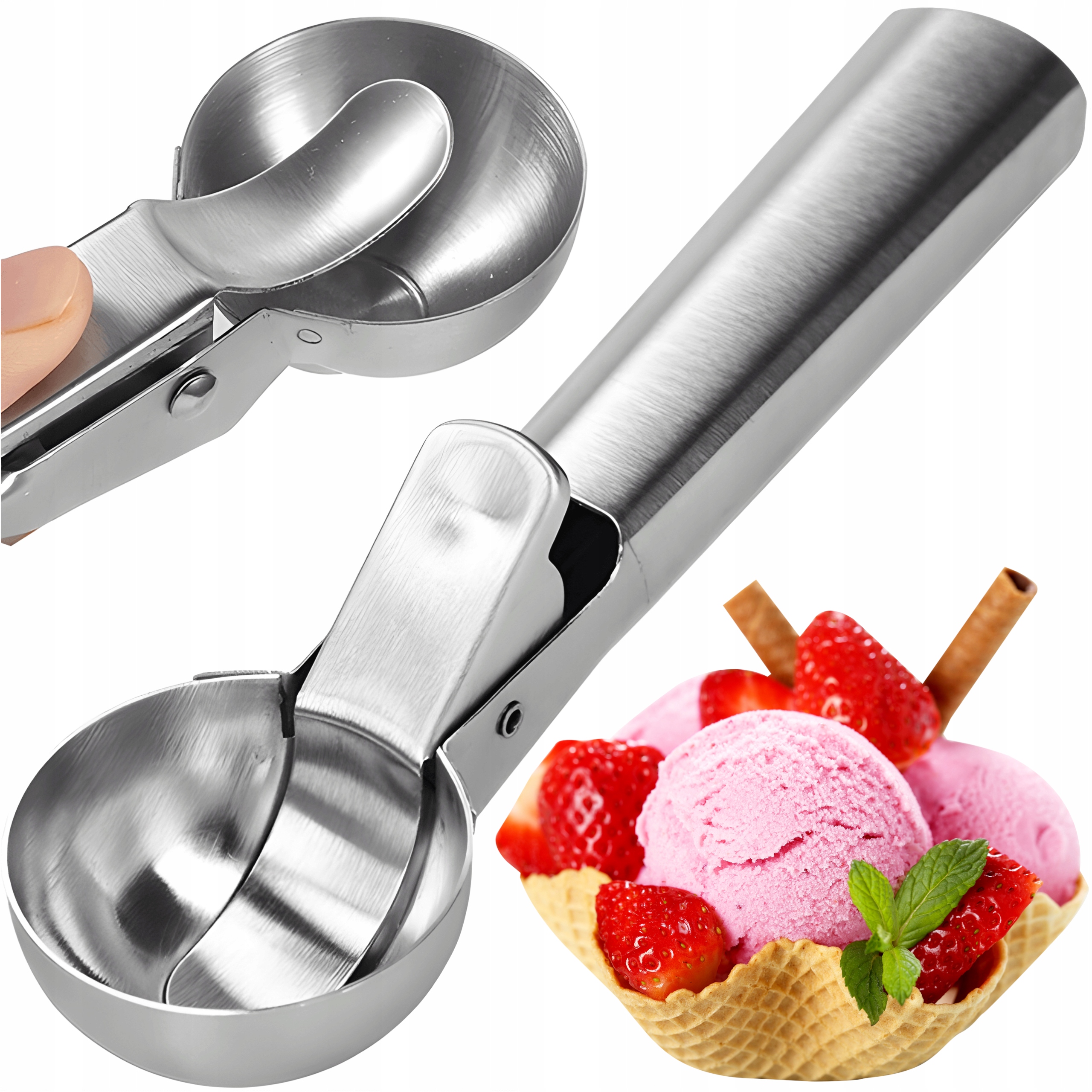 

Solidna Gałkownica Łyżka Do Lodów Ziemniaków Ryżu