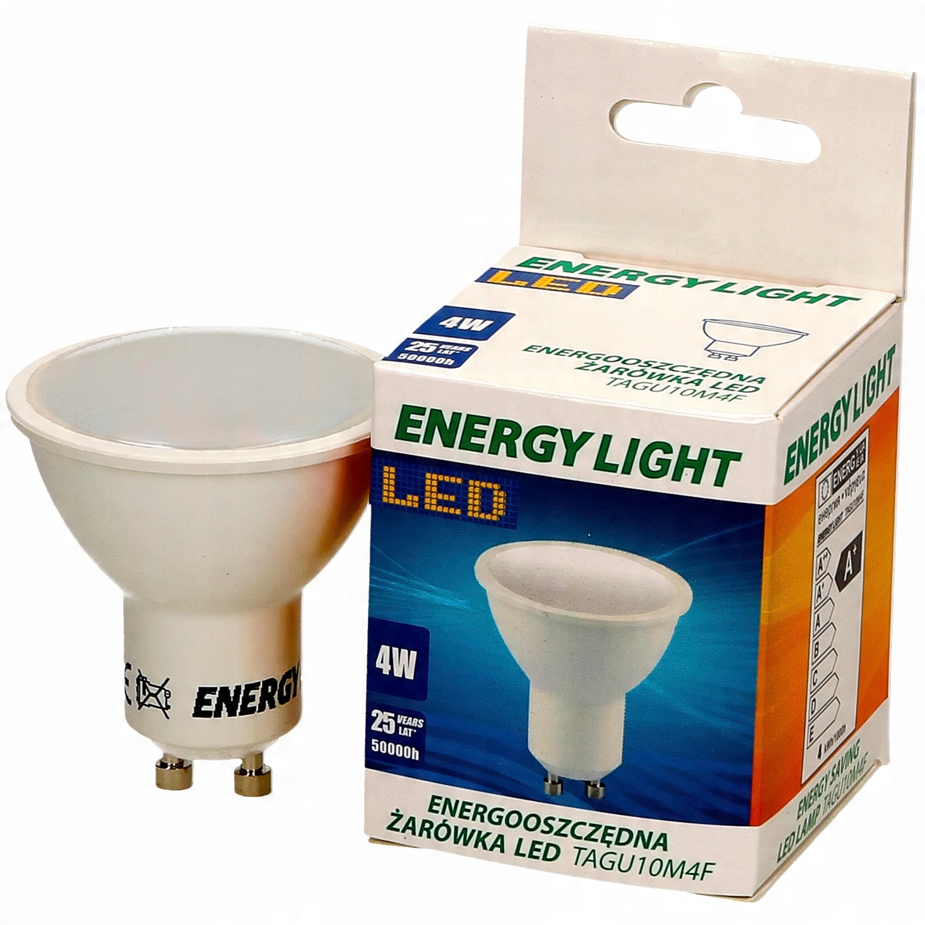 

Żarówka Led GU10 4W 300 lumenów barwa ciepła