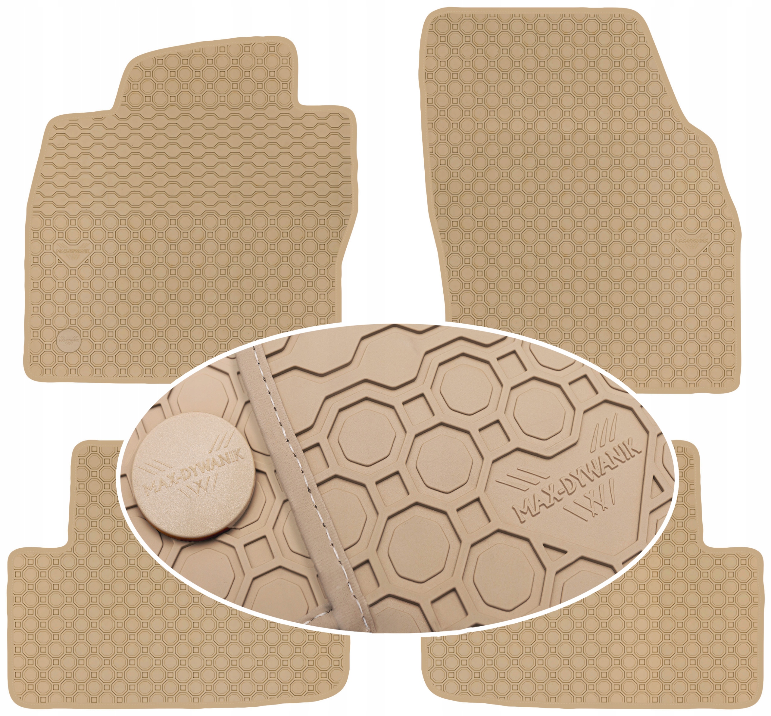 Seat Ibiza V 2017- Béžové podlahové rohože