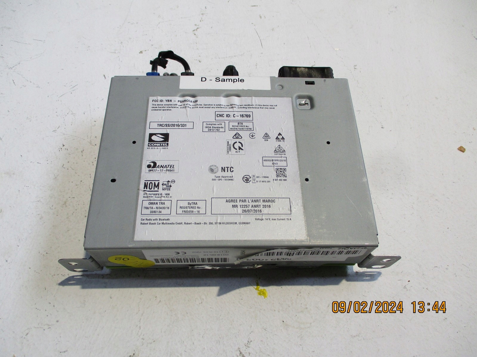 modul Navigation CITROEN DS7 9833499380