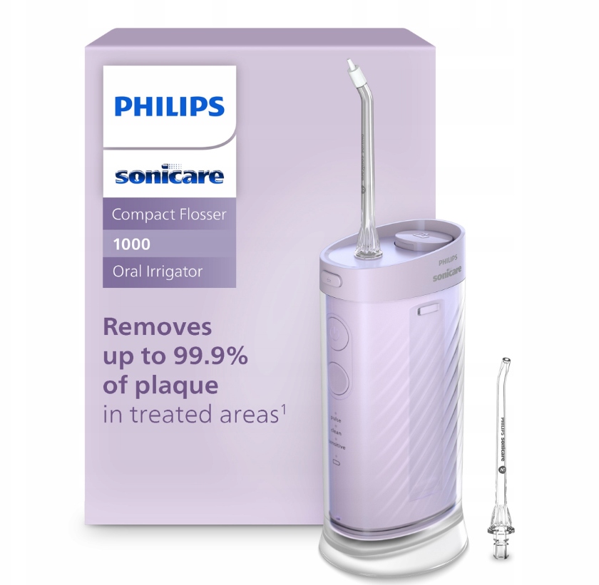 Irygator PHILIPS Sonicare Compact Flosser 1000 HX3333/23 Fioletowy