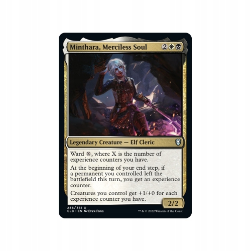 Mtg 2x Minthara, Merciless Soul (Uncommon)