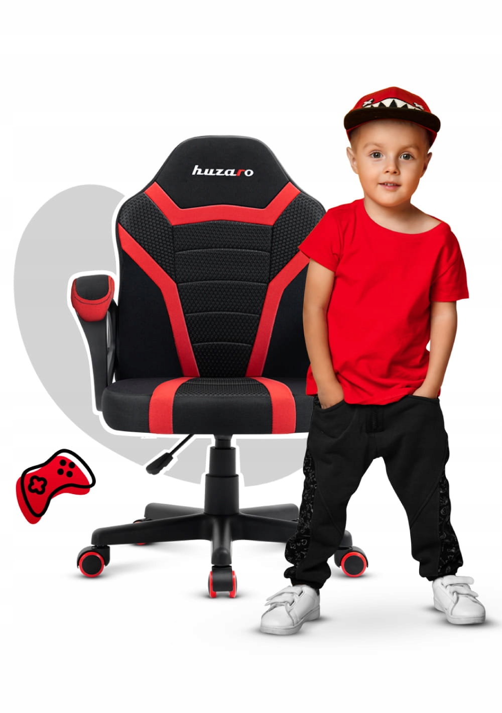 

Fotel Gamingowy dla dziecka Huzaro Ranger 1.0 Red