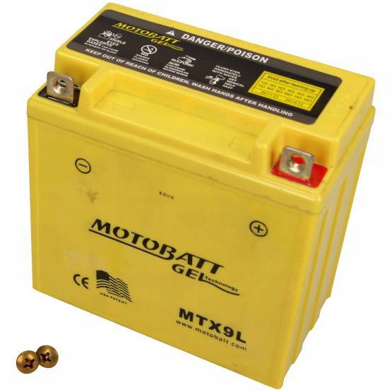 Аккумулятор MotoBatt MTX9L AGM Gel 12V 9AH