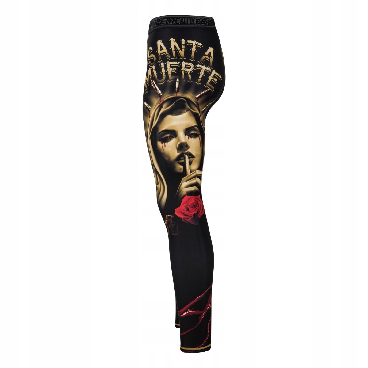 Leginsy do MMA męskie Termoaktywne SANTA MUERTE XL EXTREME HOBBY Rodzaj legginsy