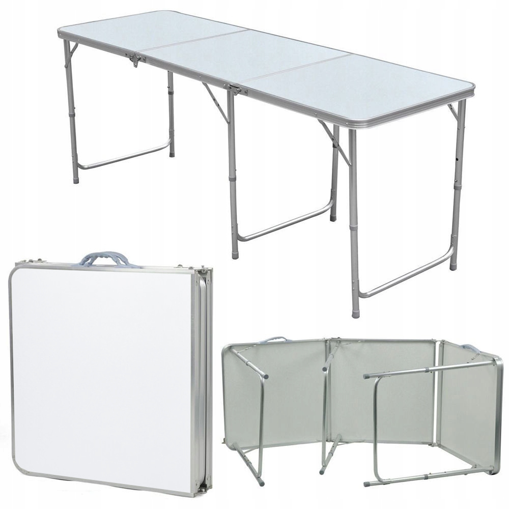 Stolik Stół Turystyczny Składany Walizka 180CM