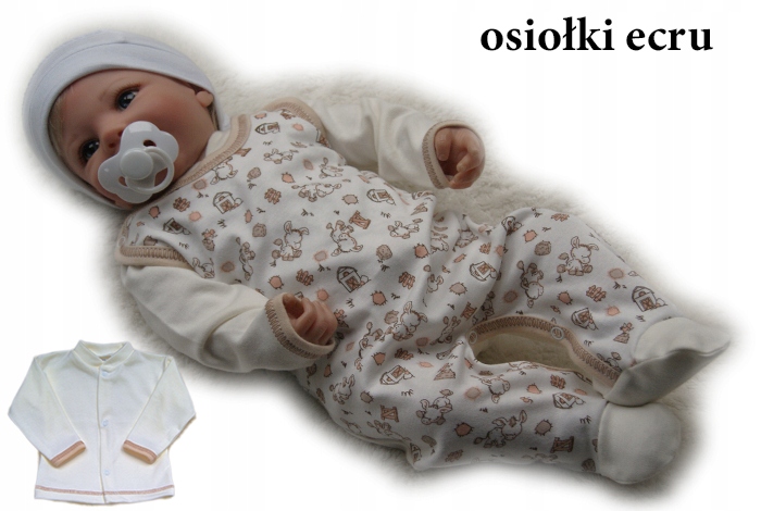 

Śpiochy śpioszki kaftanik 62 rozpinane bawełniane