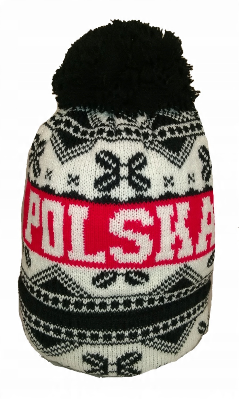 

Czapka Ciepła Akryl Polska Patriotyczna Polar