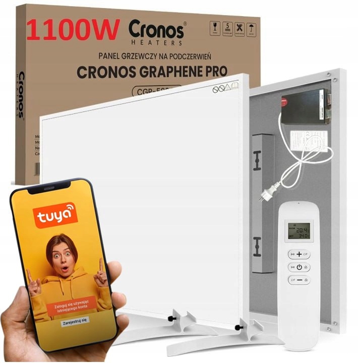 Promiennik Podczerwieni Grafen Pro 1100WPILOT WiFi