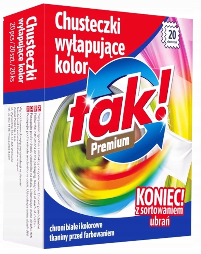 

Tak chusteczki pochłaniające 20 szt