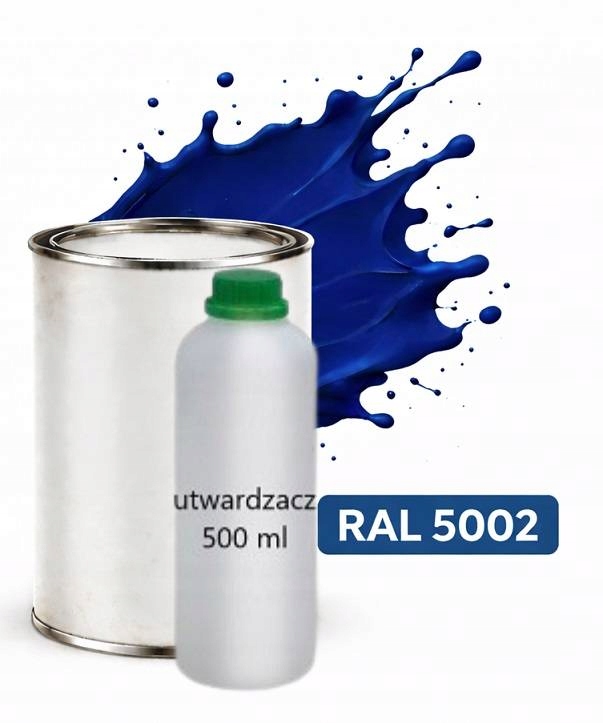 Ral 5002 Polyuretán Akryl 2:1 1 L Tupý Matný Lak Tužidlo Normal 0,5 L