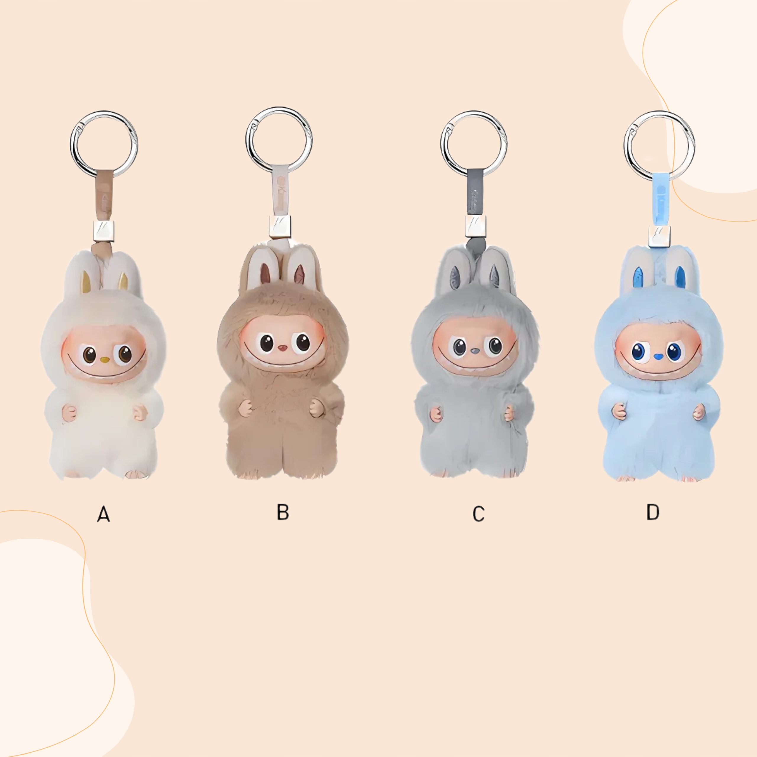 labubu valentine セット Labubu Pin For Love, Pluszowe Breloki (N–Z) Blind Box