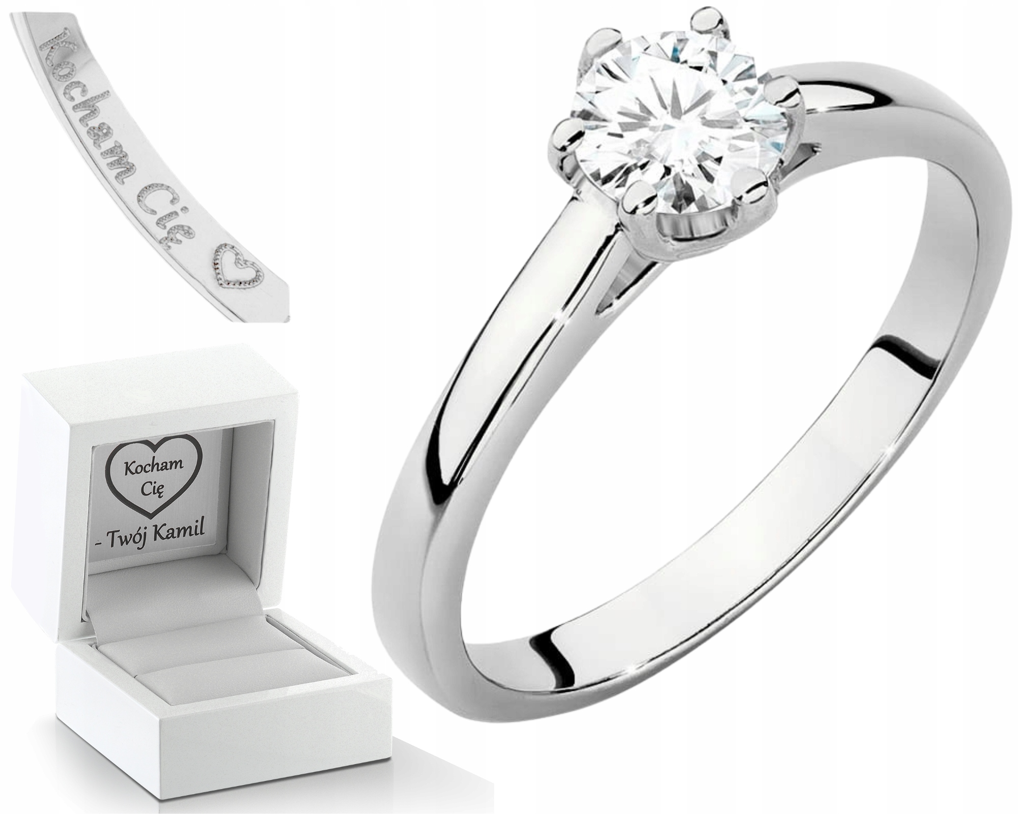 Certifikovaný Výrobek Zlatý Prstýnek Diamantová Lab