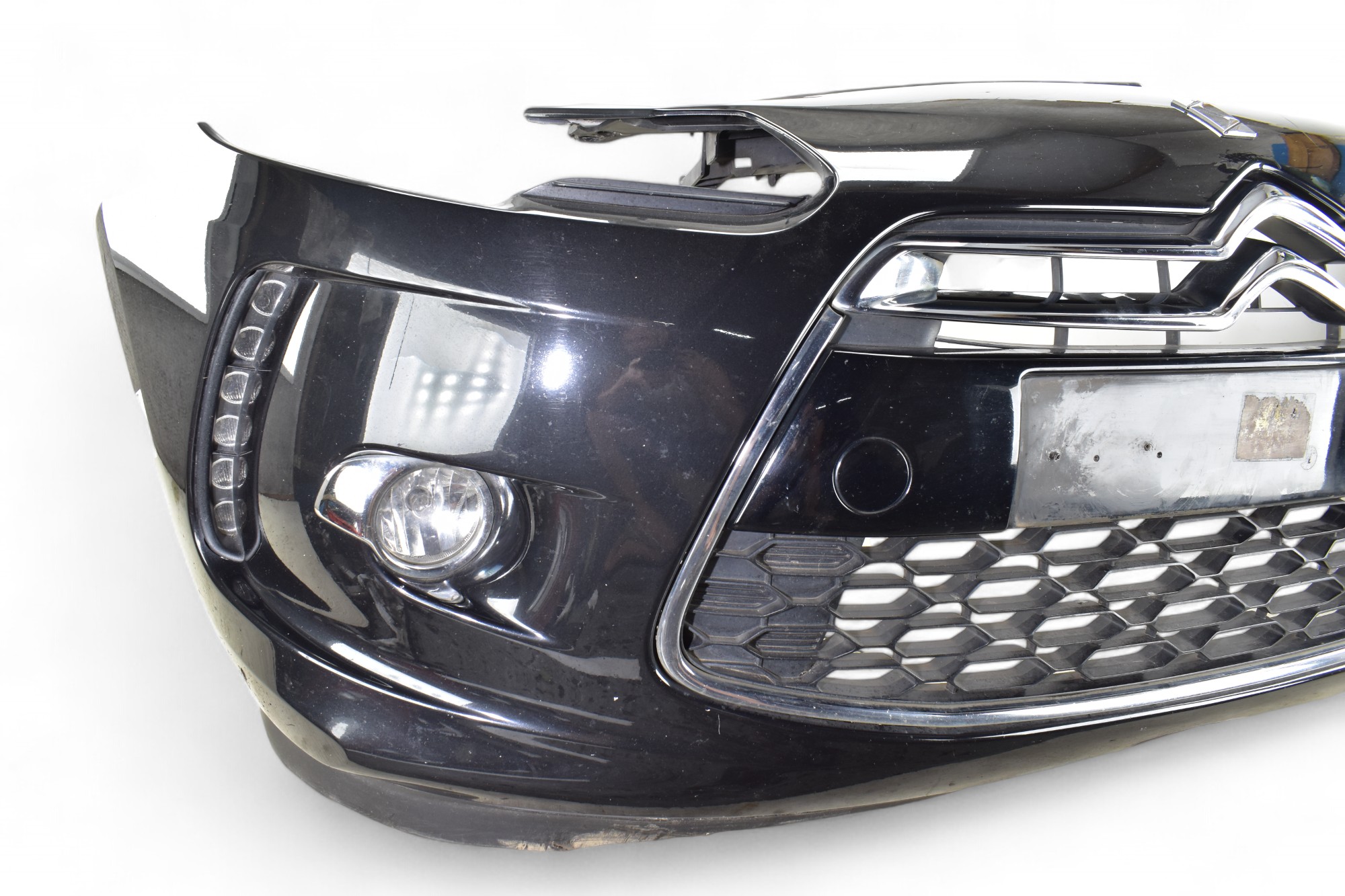 bumper front CITROEN DS3 2009-2016r. black EXL