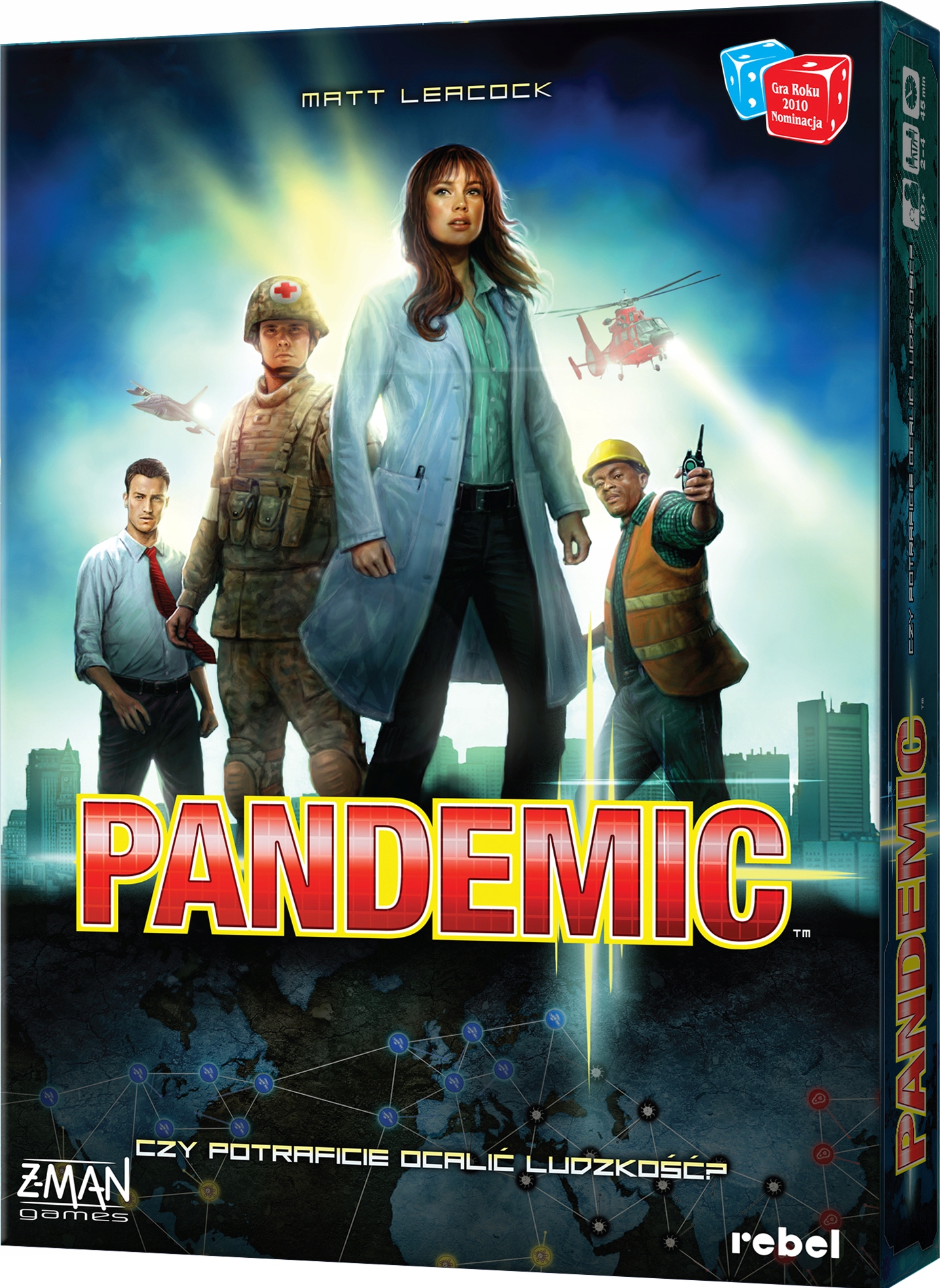 PANDEMIC (PL) - Gra planszowa, REBEL