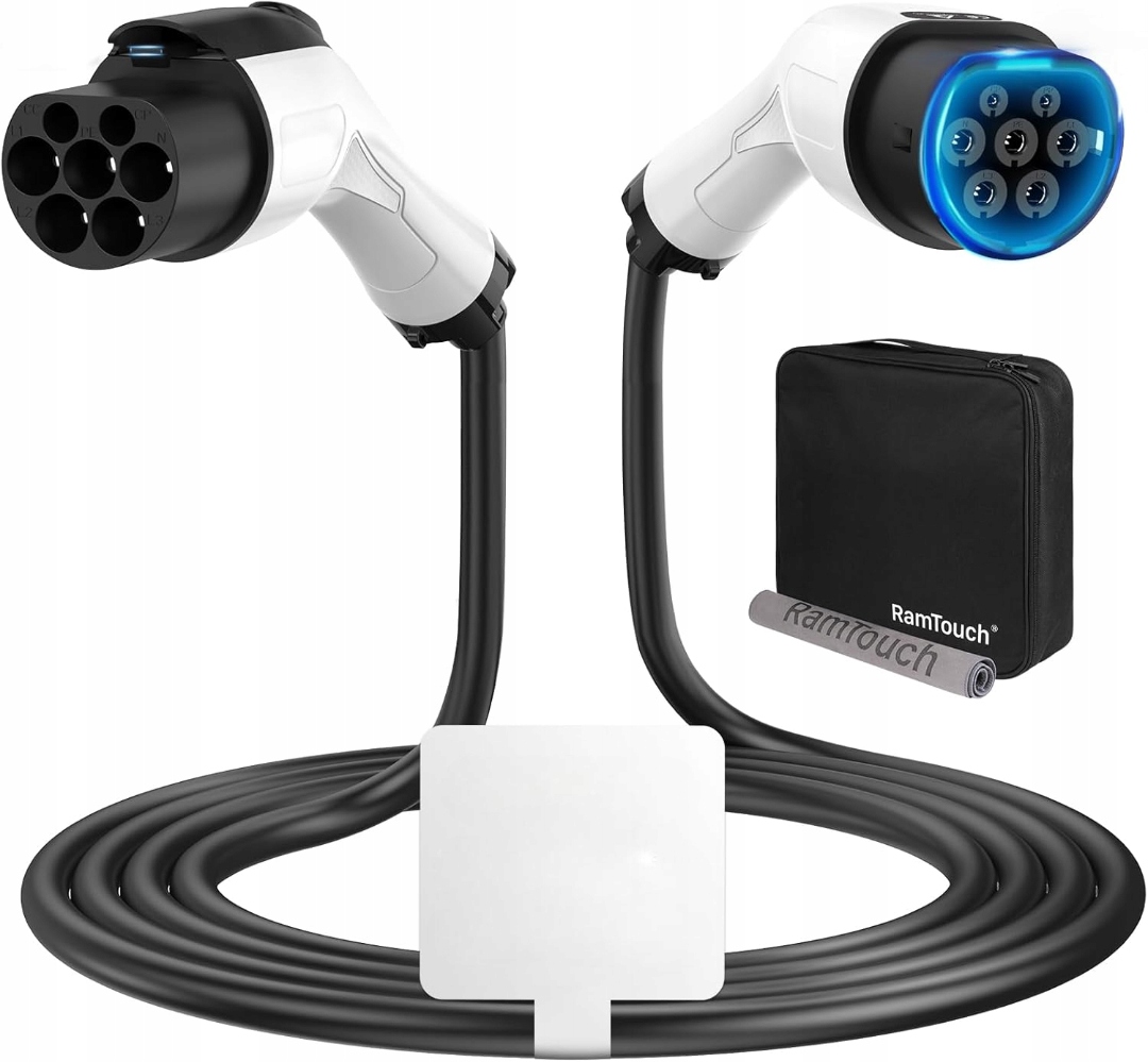 Nabíjačka Pre Elektrické Vozidlá Ev Kábel Typ 2 5 M 7KW 32A Ramtouch