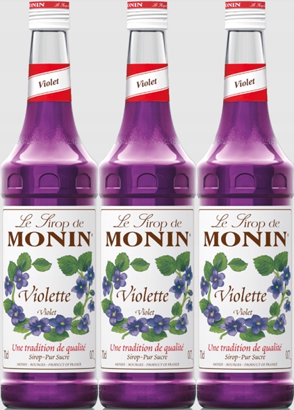 3x Syrop fiołkowy fiołek Monin Violet gratis*