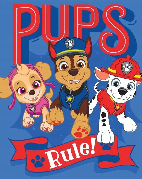 

Duży koc narzuta Paw Psi Patrol 130x170cm 170x130