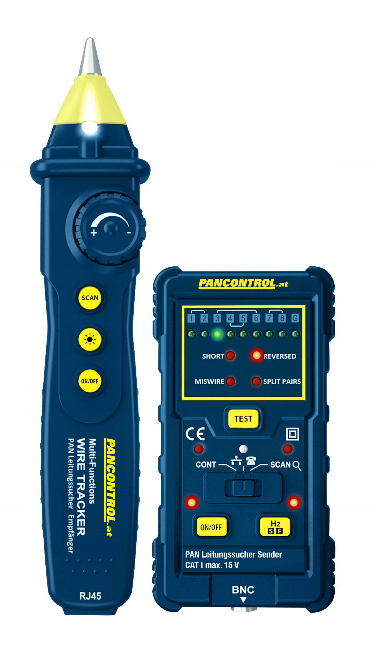 Lokalizátor káblov Lan, telefónnych a sieťových káblov Pancontrol
