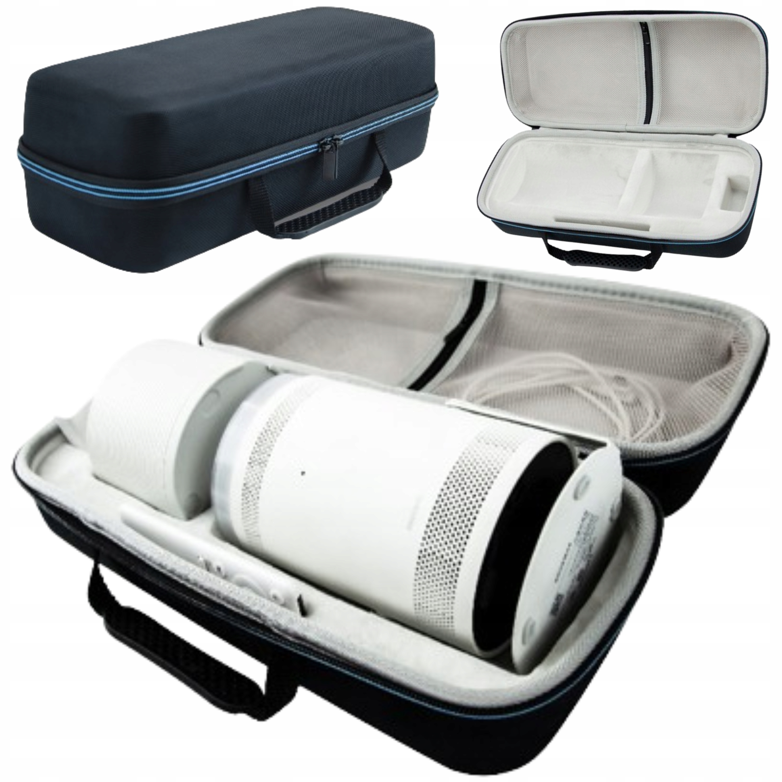 Futerał na projektor Samsung The Freestyle granatowy EVA 37,5x15,5x12 cm