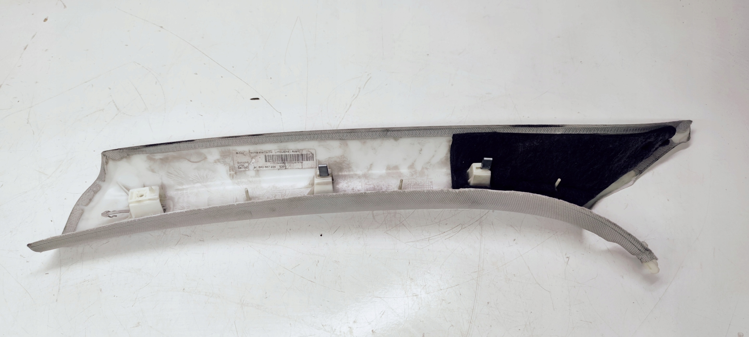 Blende Abdeckung SLUPKA A rechts AUDI A4 B8 8K0867234 V39