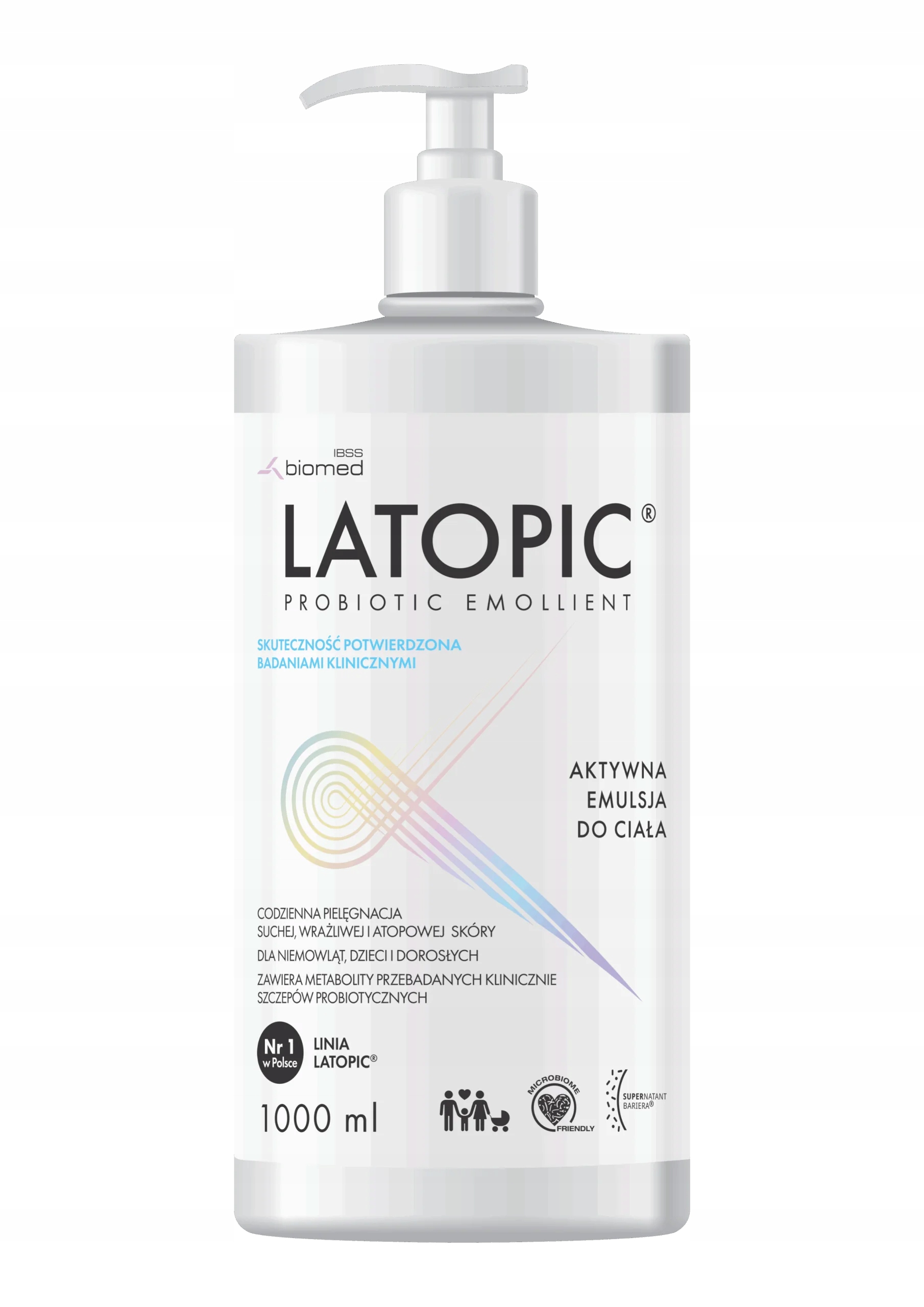 Latopic Aktywna Emulsja do ciała 1000 ml
